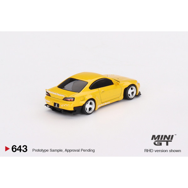 MGT00643 Nissan Silvia (S15) Rocket Bunny Bronze Yellow